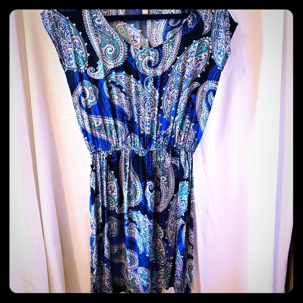 Banana Republic paisley mini dress size S